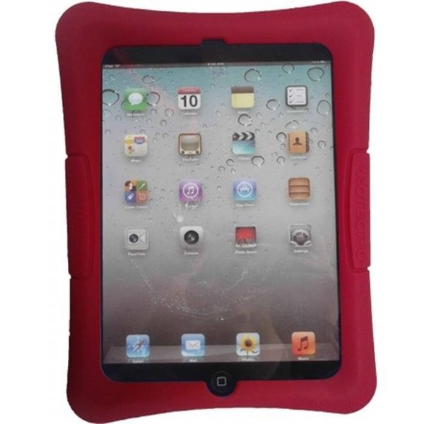 Totally Tablet Totally Tablet CK-KIDSCASE-MINI-SL-RED Kid-Friendly Protective Silicone Shell Case for the iPad mini and iPad mini 2 CK-KIDSCASE-MINI-SL-RED